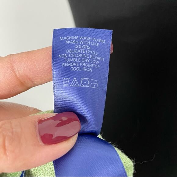 j.h. Collectibles Cardigan Womens Size S Green Long Sleeve Cotton Blend Preppy - Picture 6 of 6